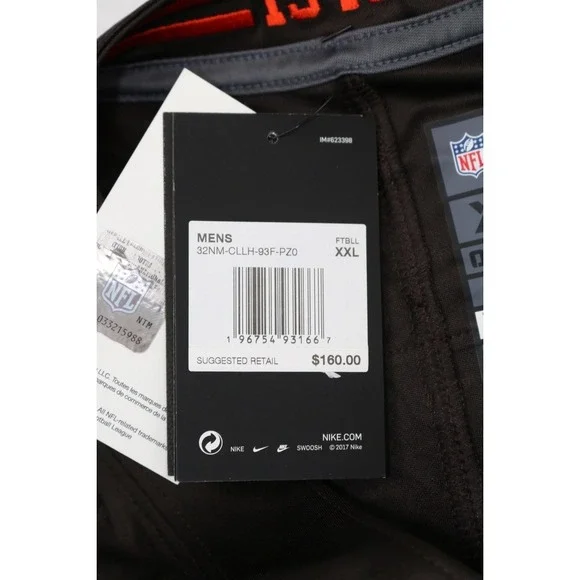 NFL NIke Cleveland Browns Watson 4 Dri Fit On Field Jersey Size XXL - Picture 10 of 15